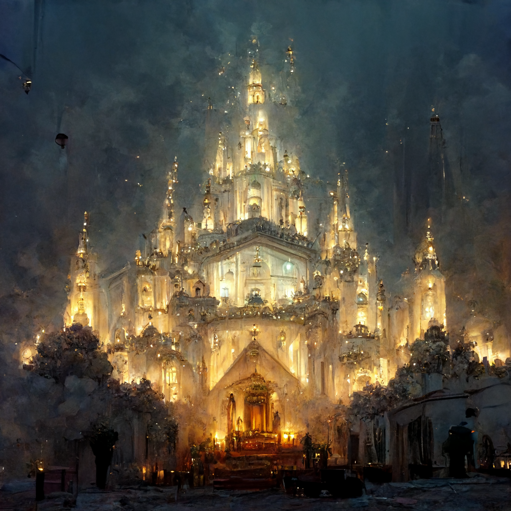 susanjagannath - lit up cathedral