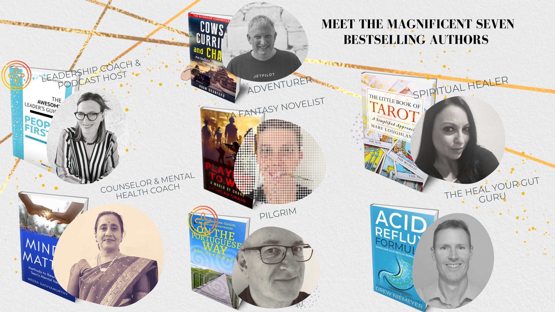 collage of bestselling authors